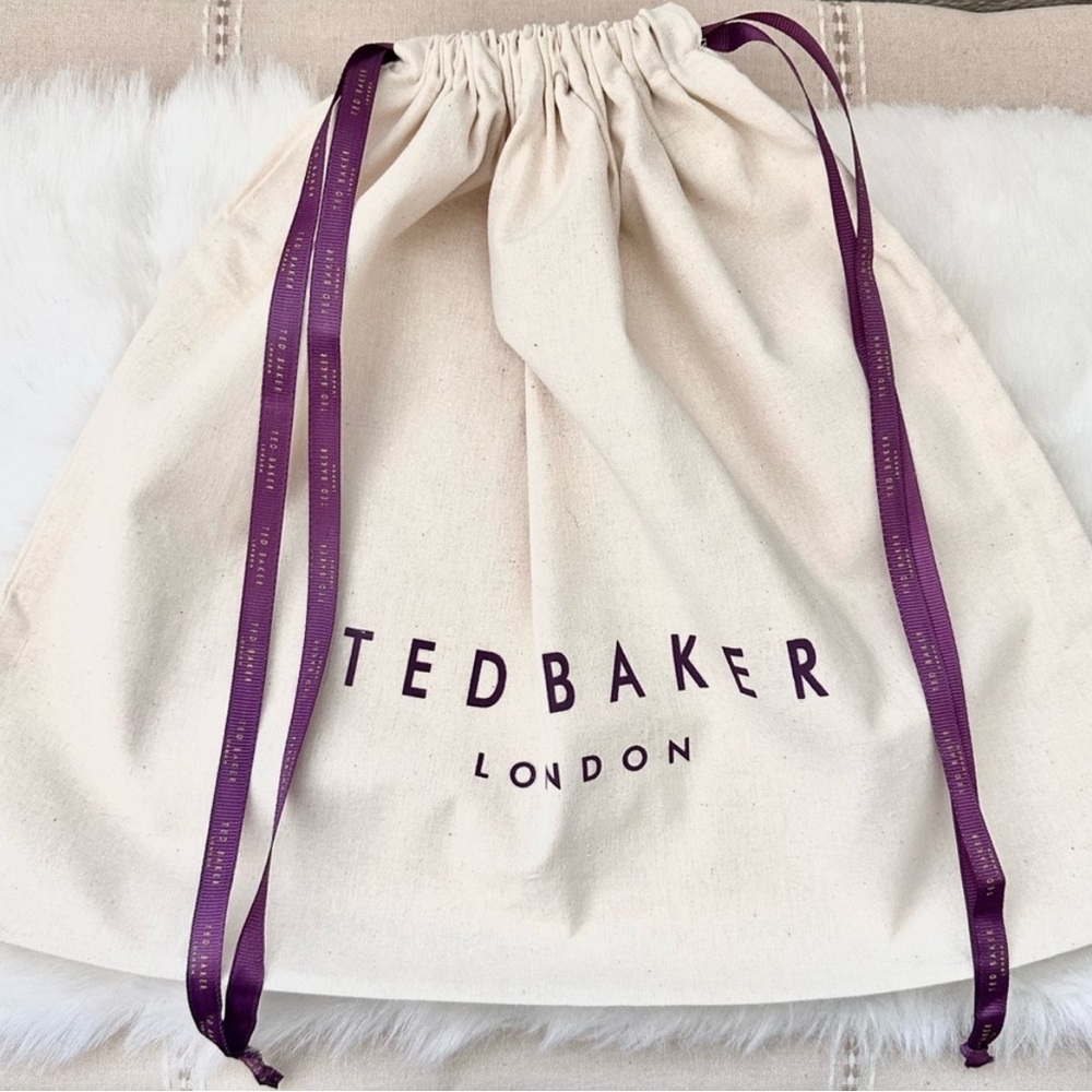 Ted Baker Cream Drawstring Dust Bag 19 x 17